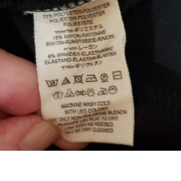 Free People Black Ponte Knit Mini Skirt - Picture 3 of 6